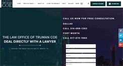 Desktop Screenshot of dallaspersonalbankruptcylawyer.com
